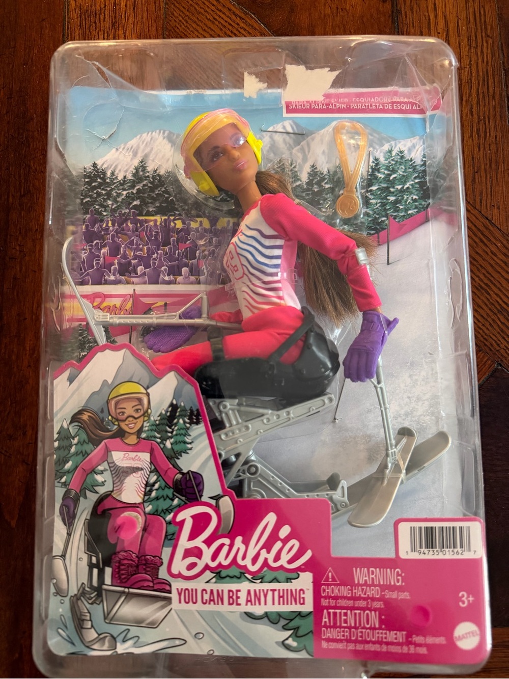 Barbie Pink & Purple Snow Sled Doll